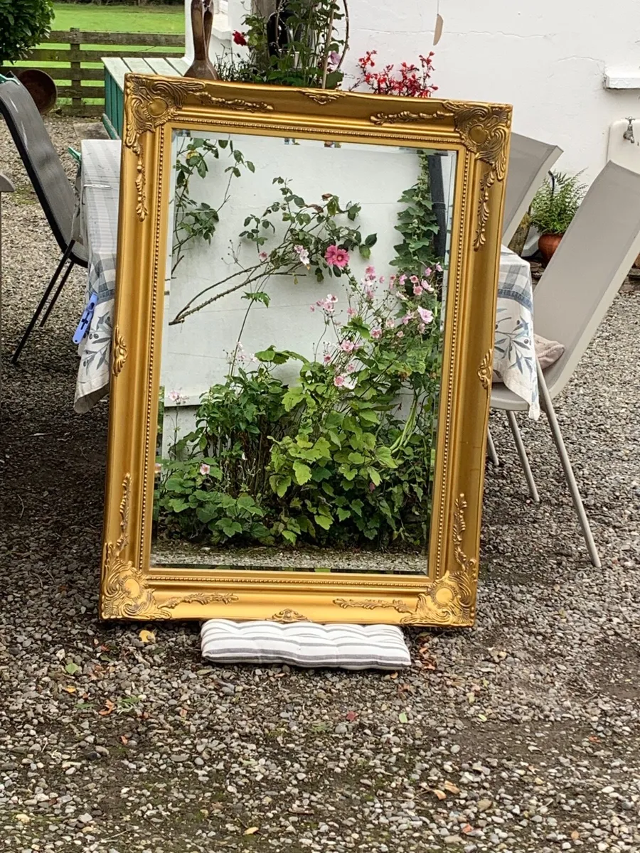Large Gilt Mirror - Image 1