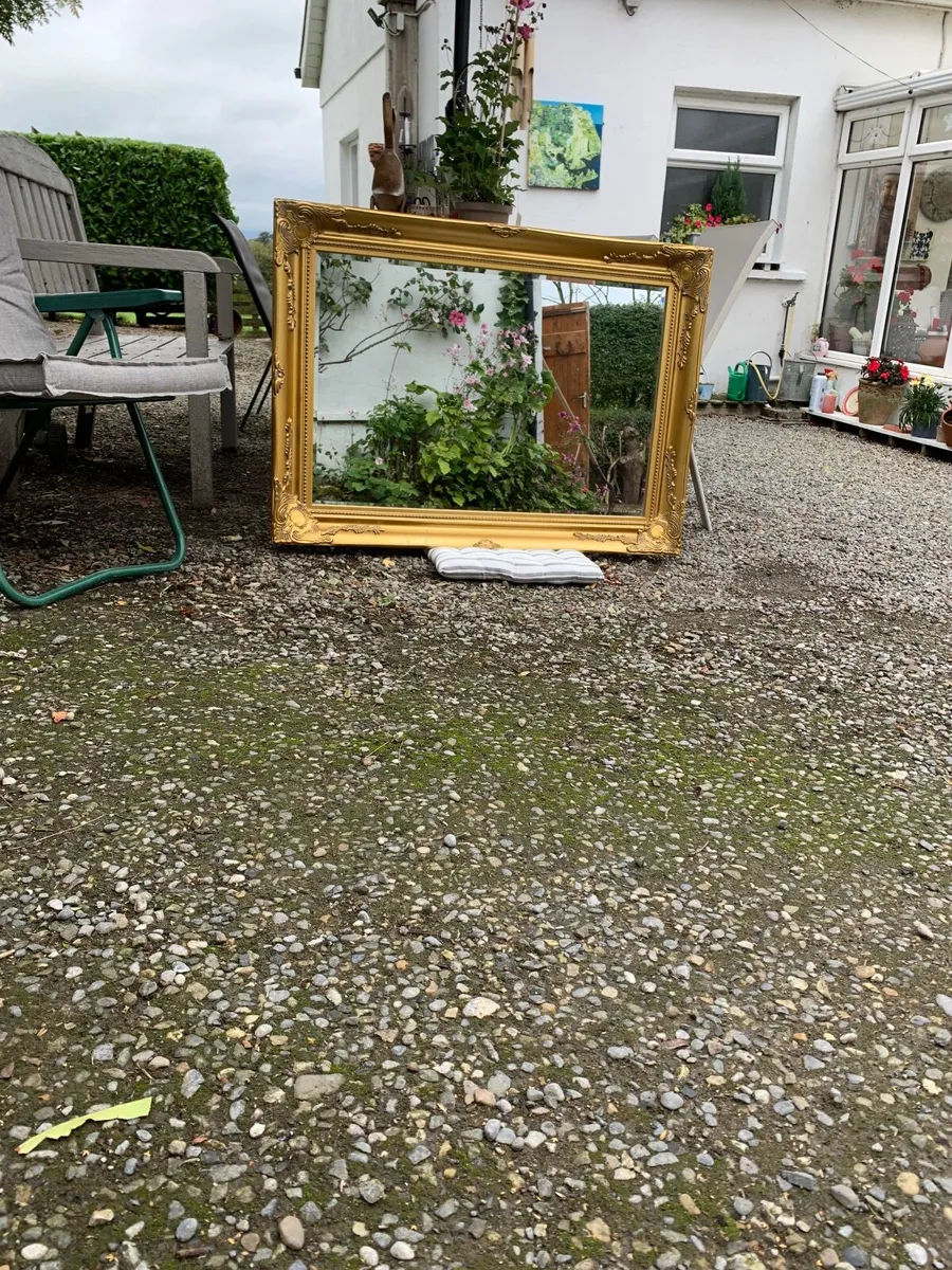 Large Gilt Mirror - Image 4