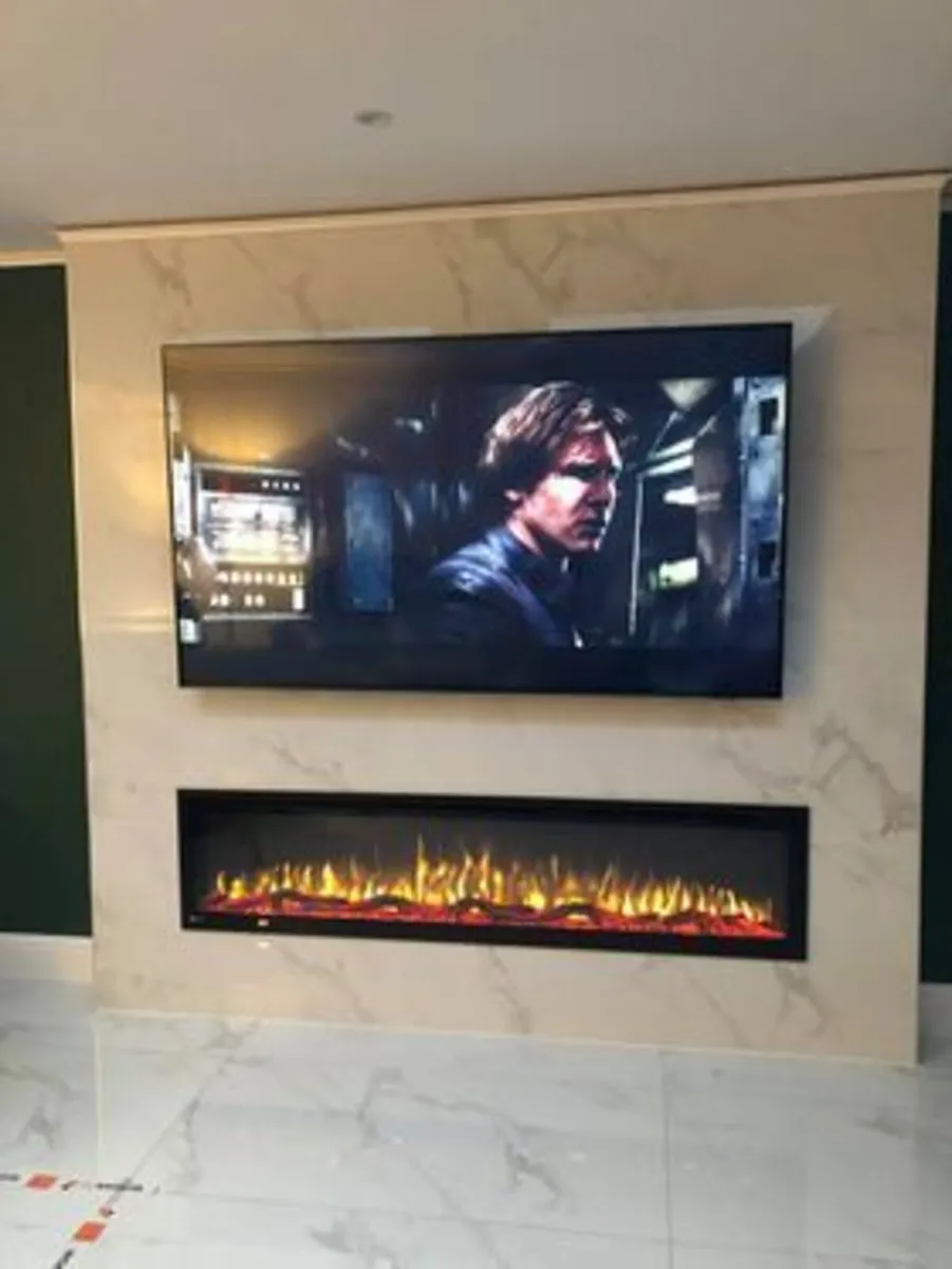 72" Electric Fireplace. 300e Off .Free delivery. - Image 2