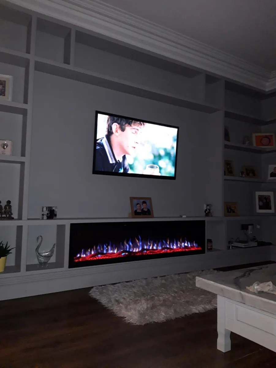 72" Electric Fireplace. 300e Off .Free delivery. - Image 3