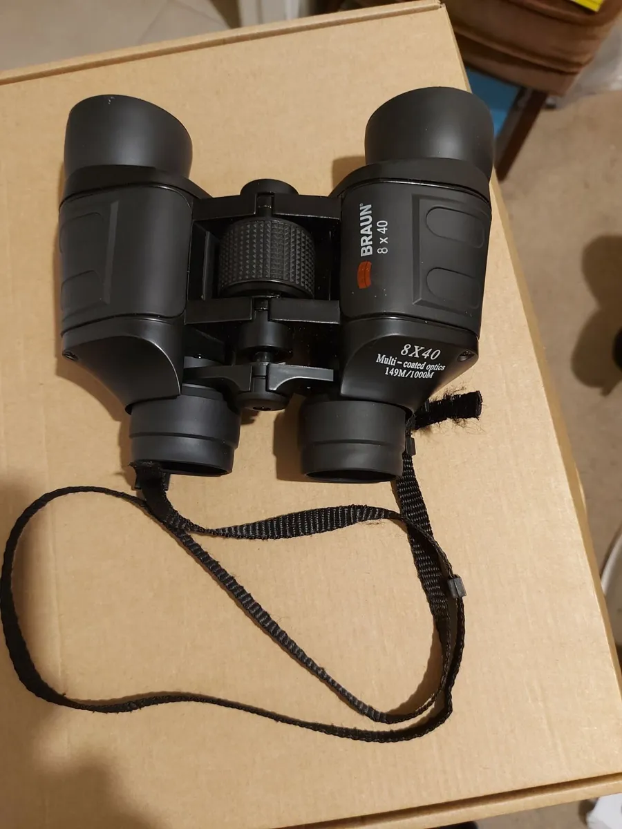 BRAUN Binoculars, 8 x 40, 149m-1000m, excellent co - Image 1