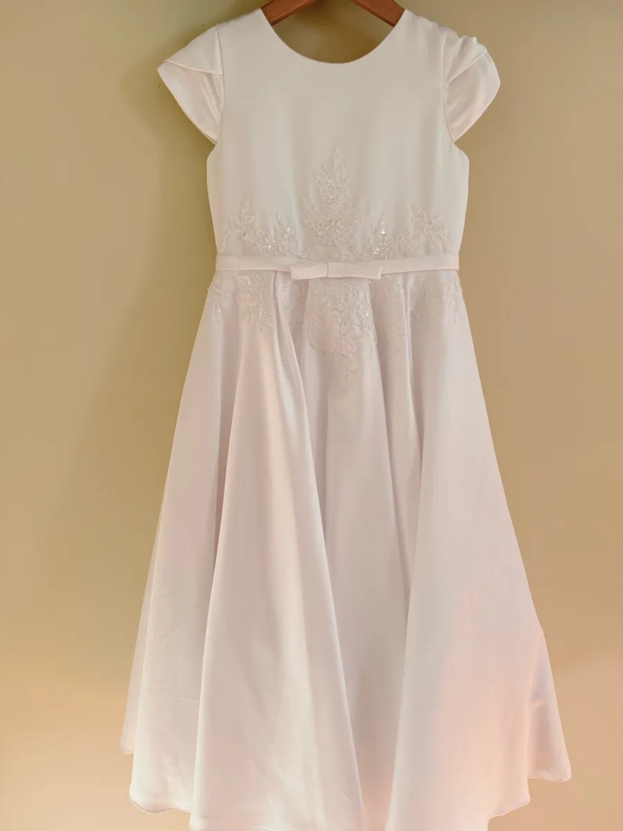 Girls communion dress Age 7 years - Image 3