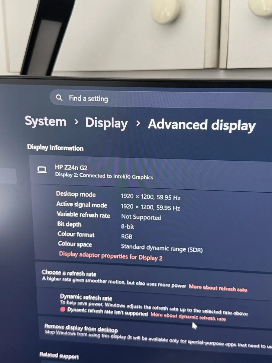 HP Z24n G2 24” IPS Monitor – 1920×1200 - Image 3