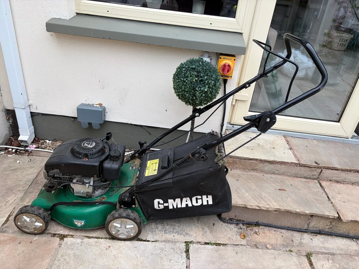 Petrol lawn mower