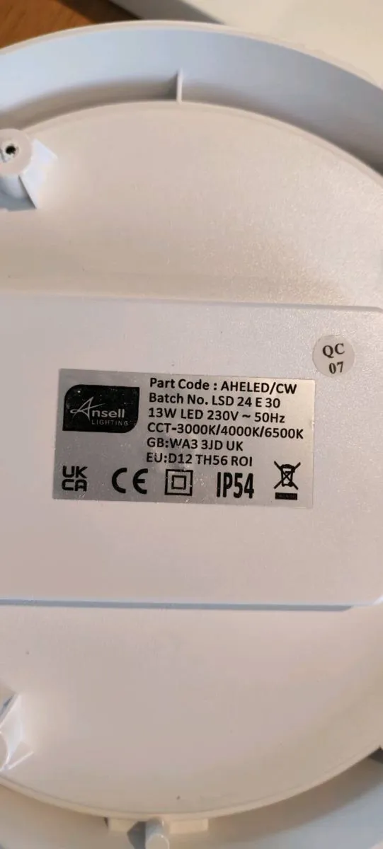 2 x led bathroom lamp - Image 3