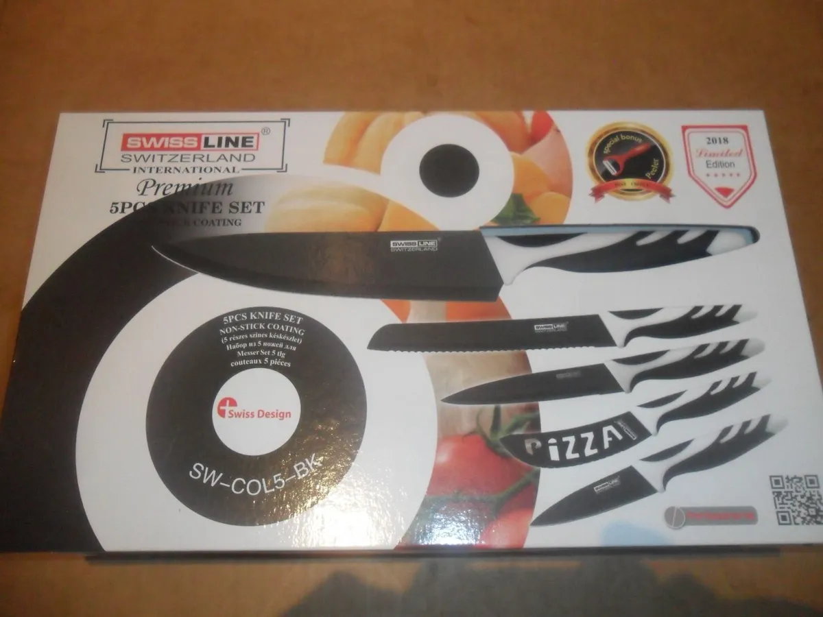 SWISS LINE Stainless Steel 5 Pcs - Knife set - Image 3