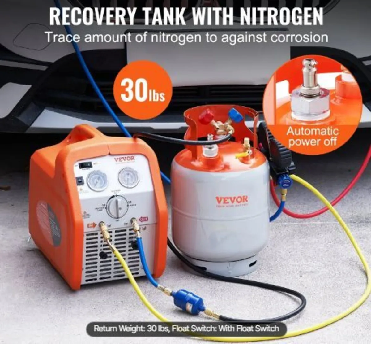 Refrigerant Recovery Reclaim 13.6 kg Cylinder - Image 2