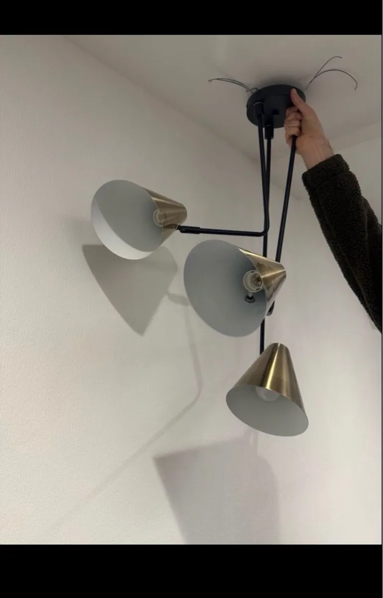 3X Conran Collection Metal Pendant Lights (NEW) - Image 2