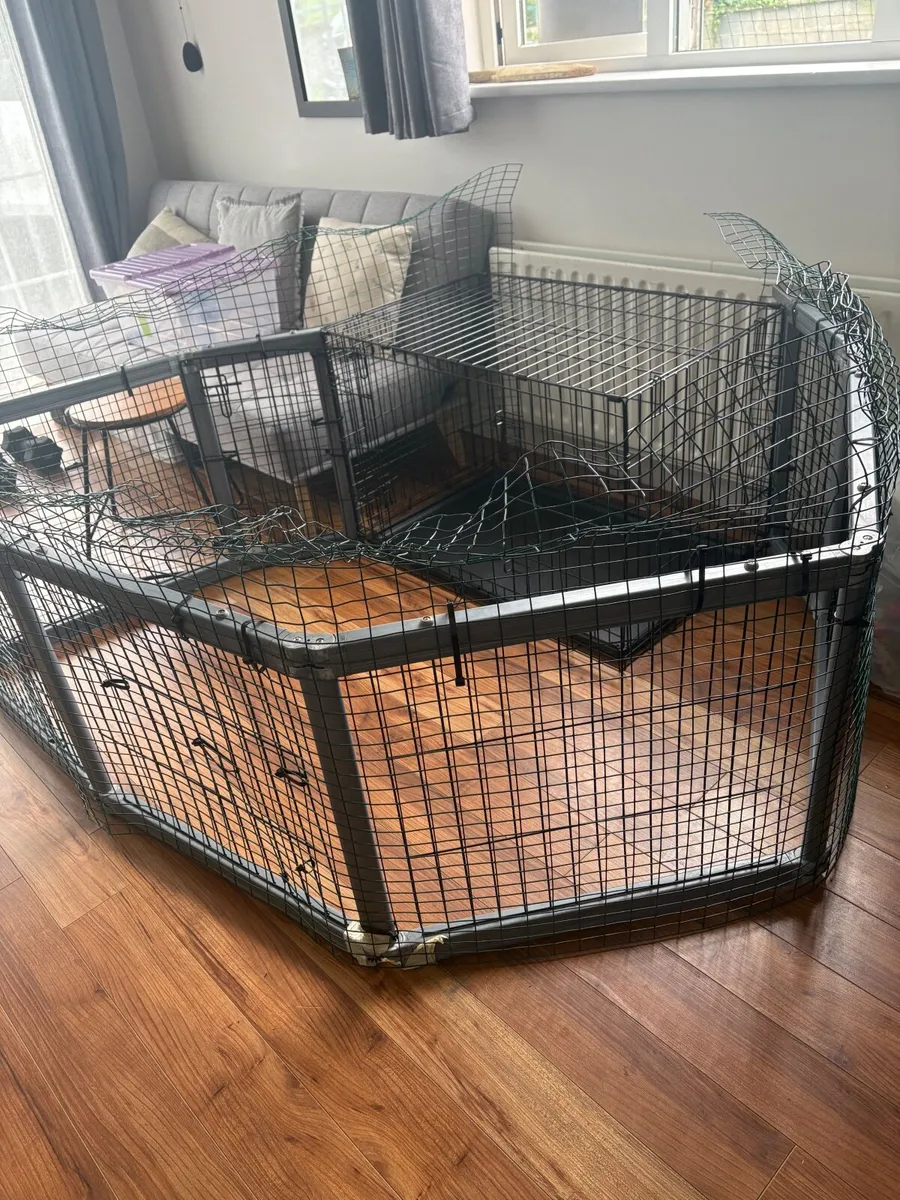 Dog crate and run - Image 3