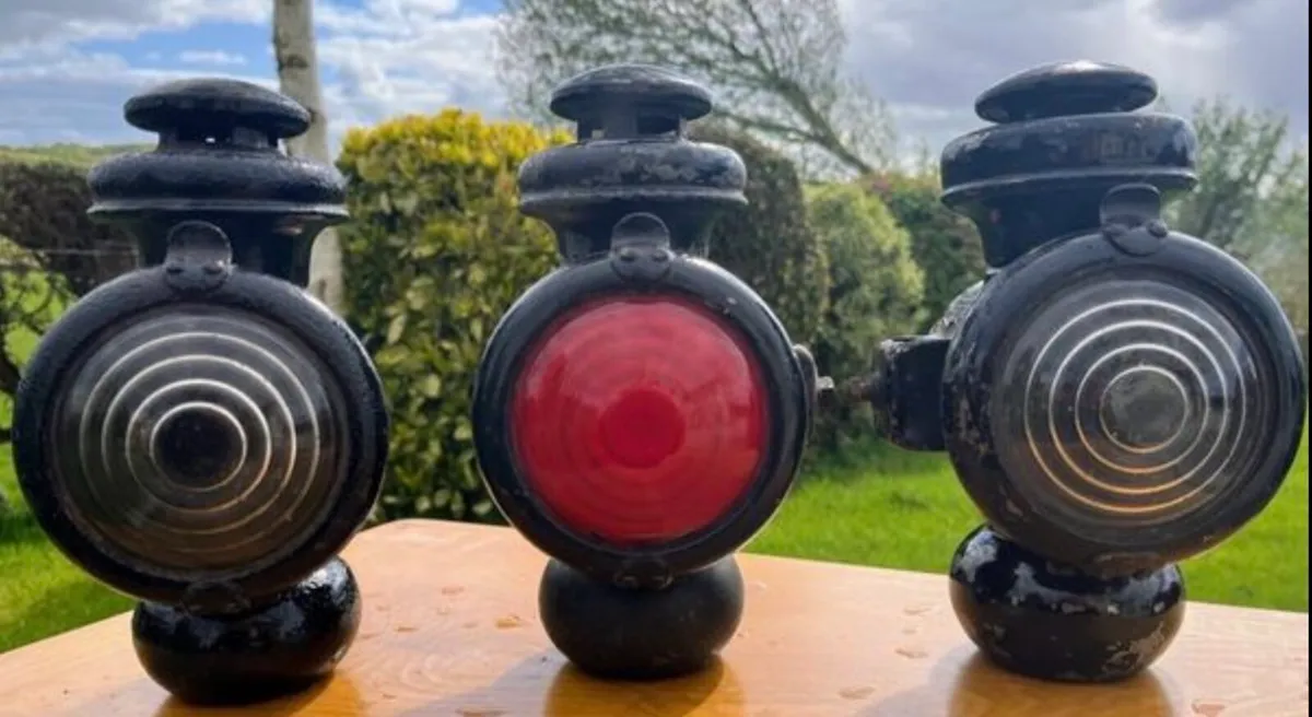 Ford Model T kerosene tail lamps - Image 1
