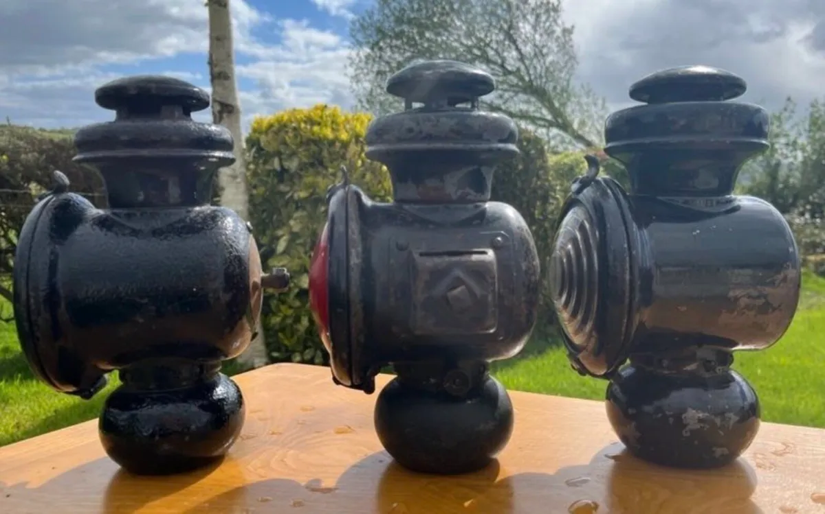Ford Model T kerosene tail lamps - Image 2