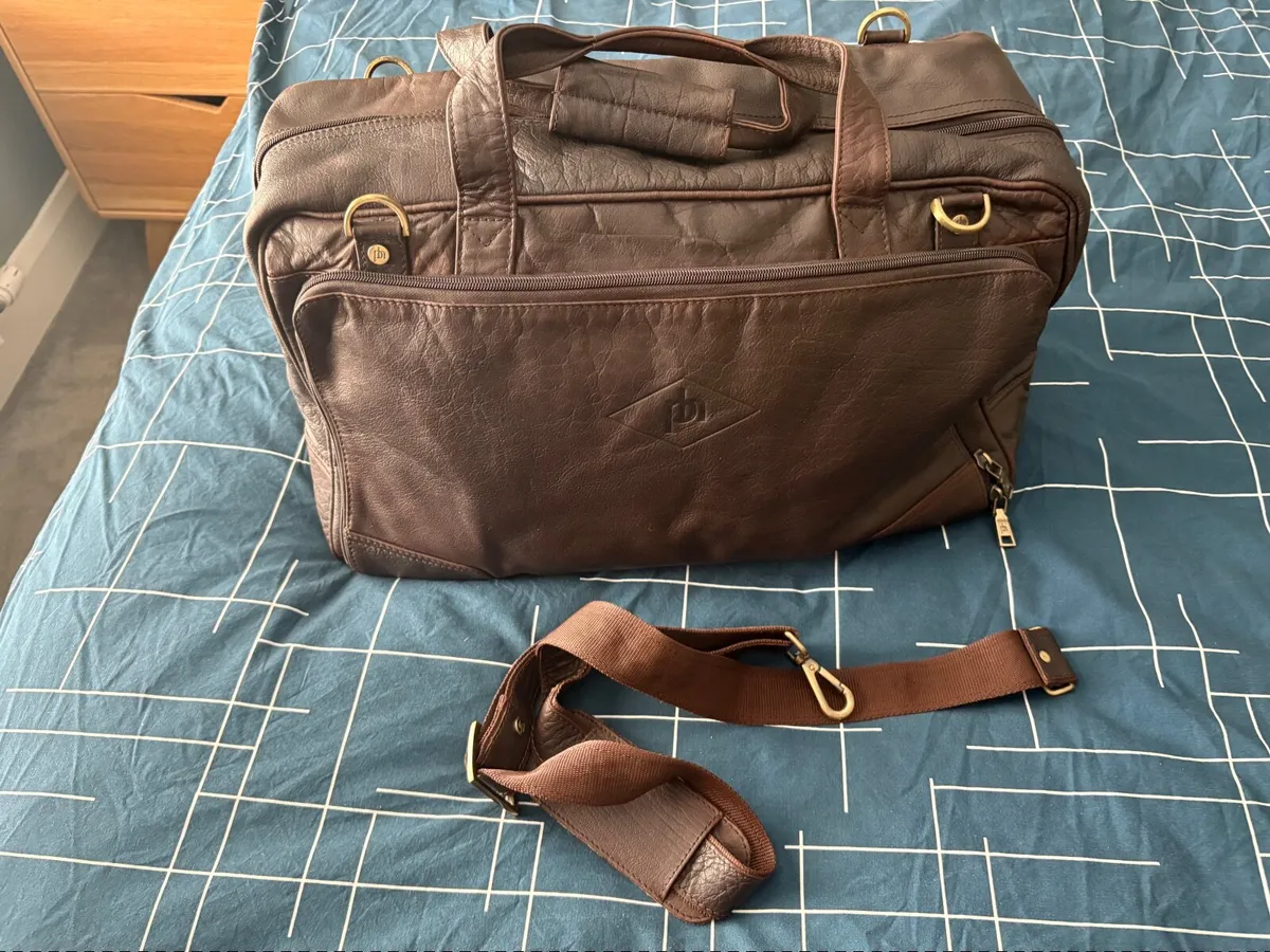 Leather weekend bag - Image 4
