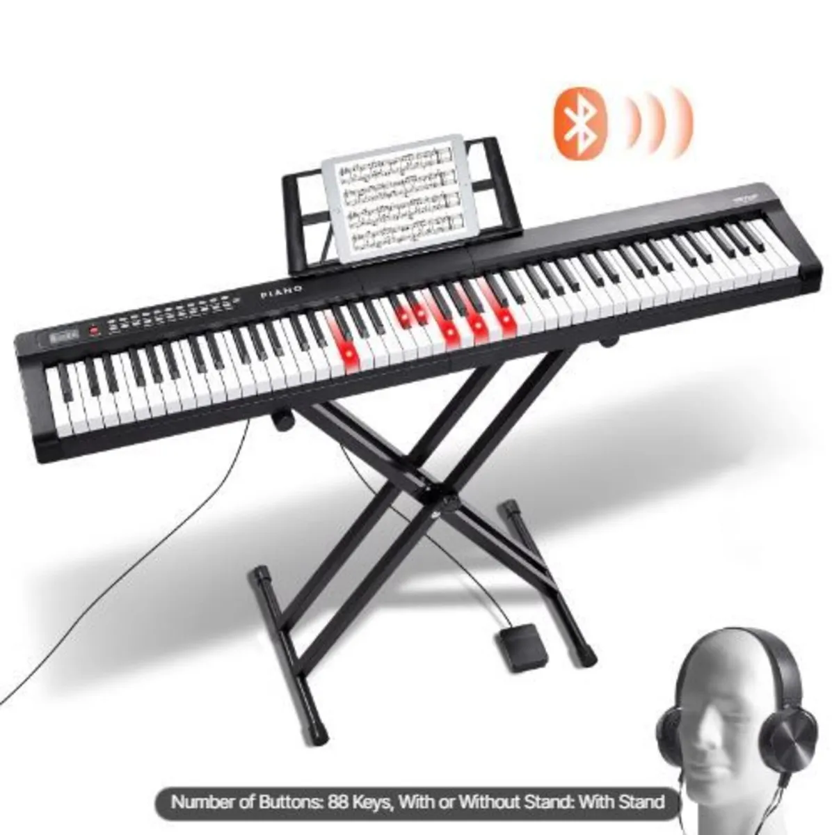 88 Key Digital Piano Keyboard - Image 1