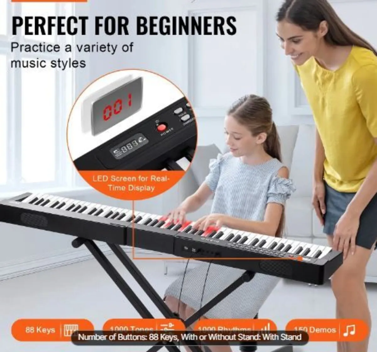88 Key Digital Piano Keyboard - Image 3