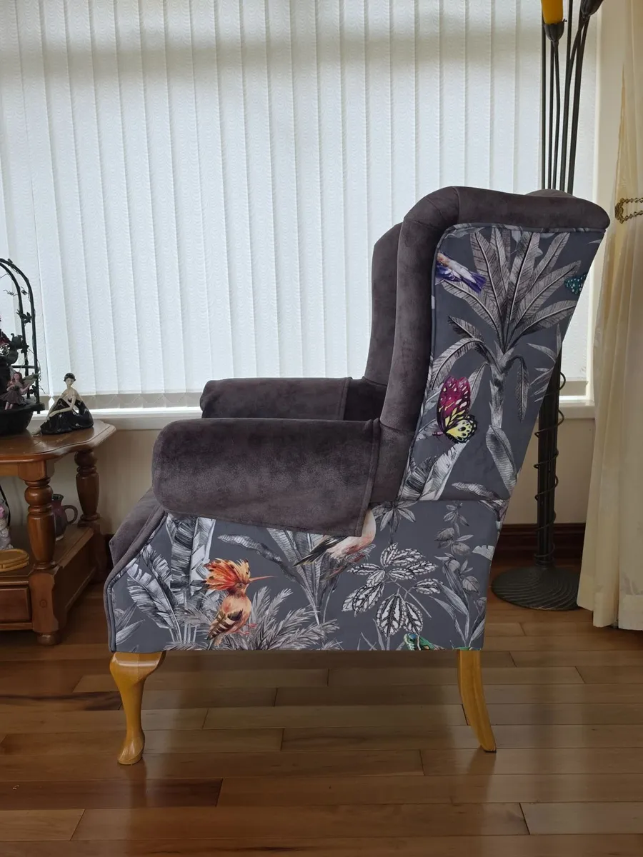 Large Queen Anne Armchair - Image 4