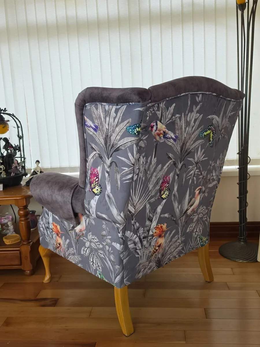 Large Queen Anne Armchair - Image 3