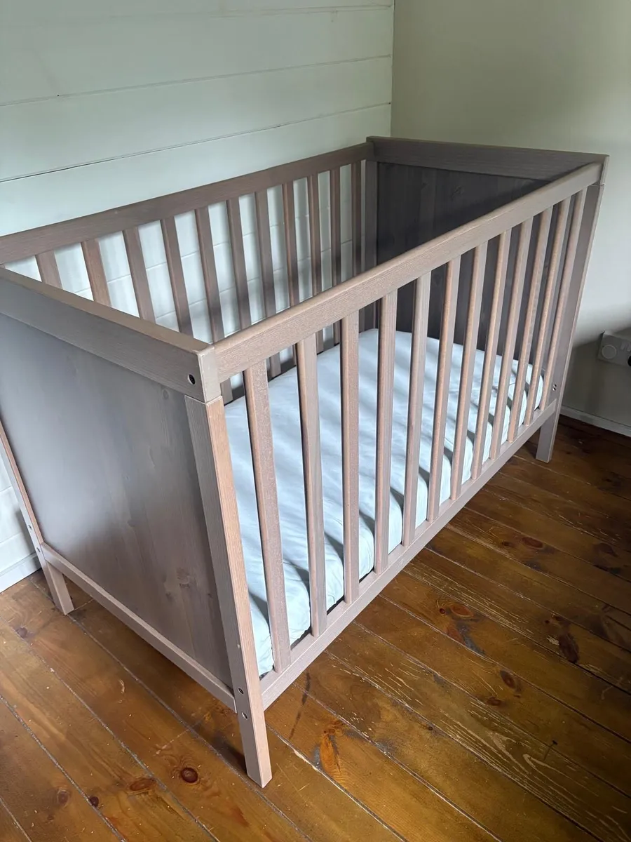 IKEA cot and high chair - Image 3