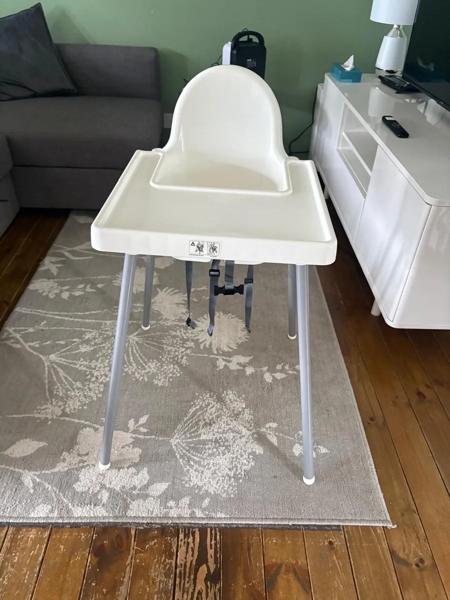 IKEA cot and high chair - Image 4