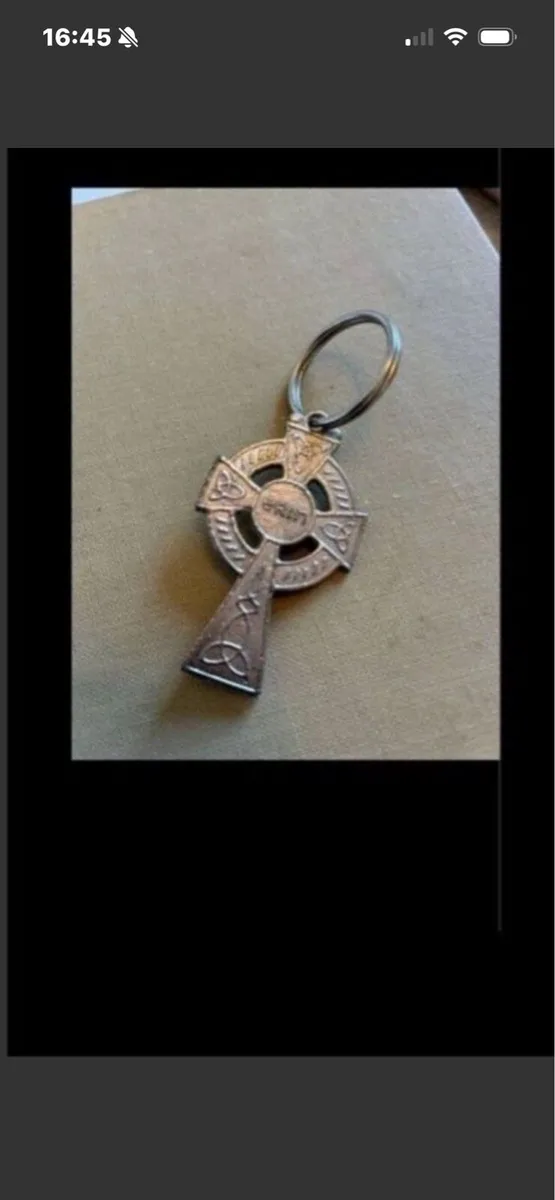 Rare ‘Erin’ Crucifix Key Ring - Image 2