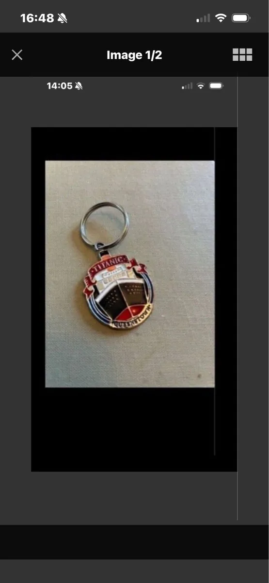 Titanic Queenstown Key Ring - Image 1
