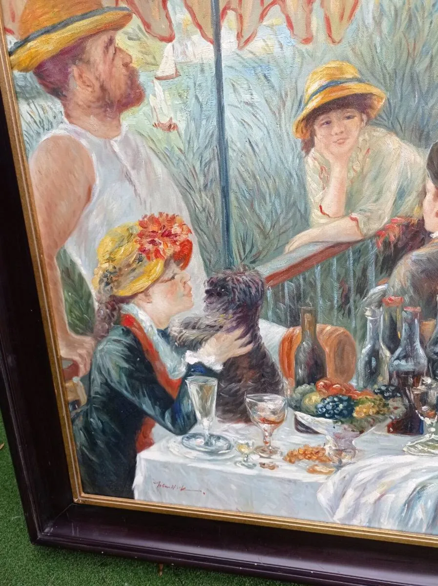 RENOIR painting , Luncheon at the boating party - Image 1