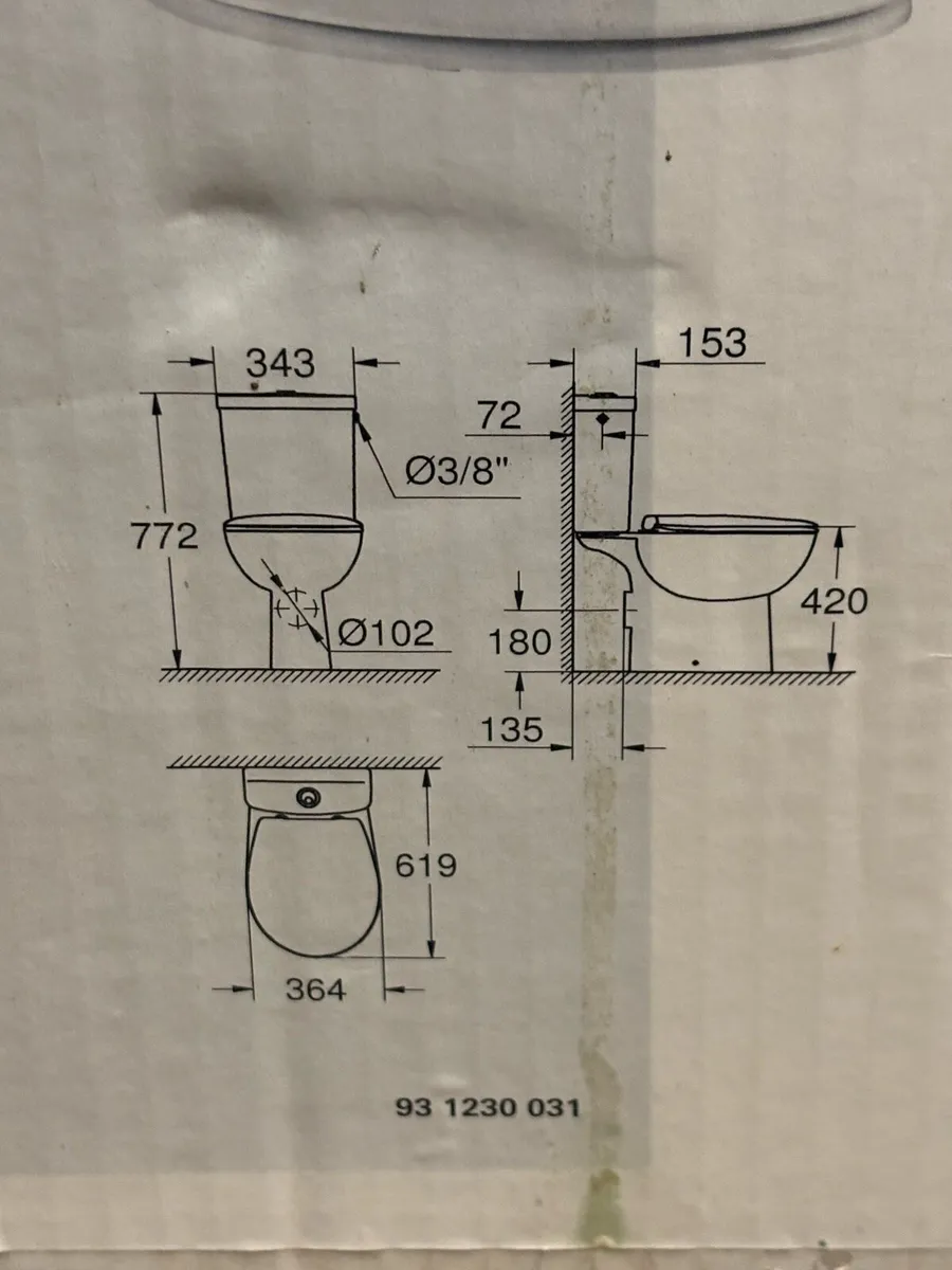 Grohe Bau Ceramic Toilet - Brand new in box - Image 2
