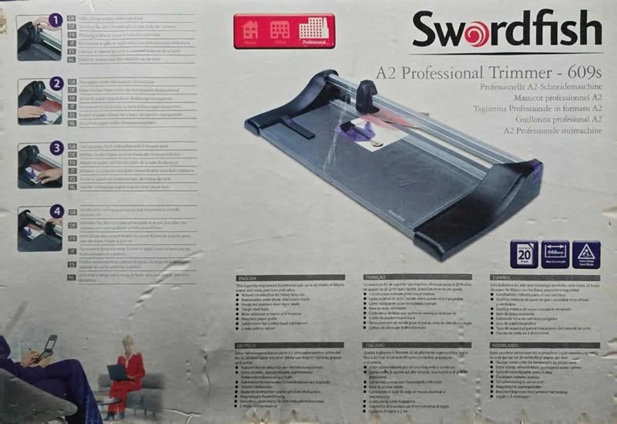 A2 Swordfish Professional Paper Trimmer (609s) - Image 1