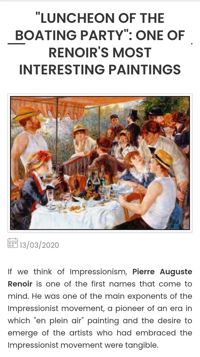 RENOIR OIL PAINTING - Image 3