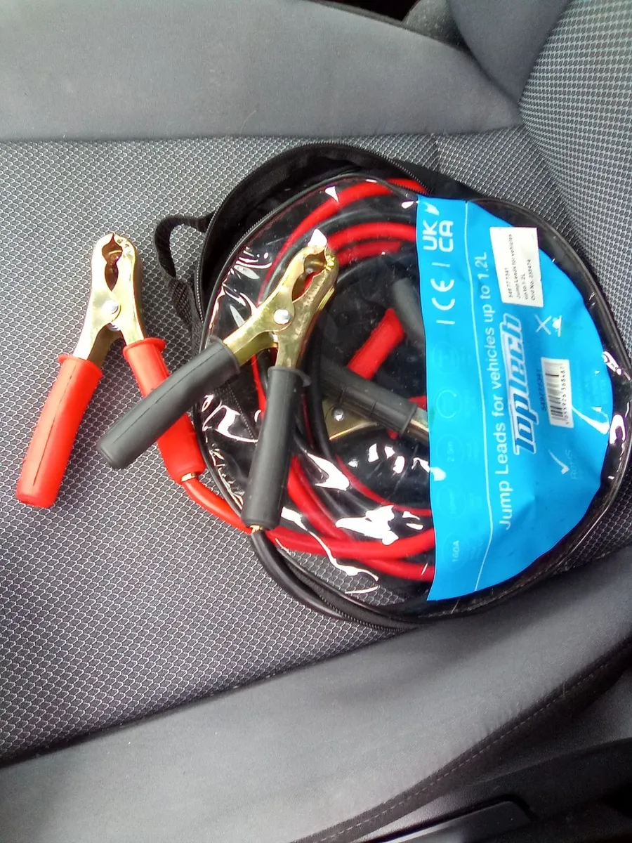 Car jump leads / 2.5m booster cable set - Image 3