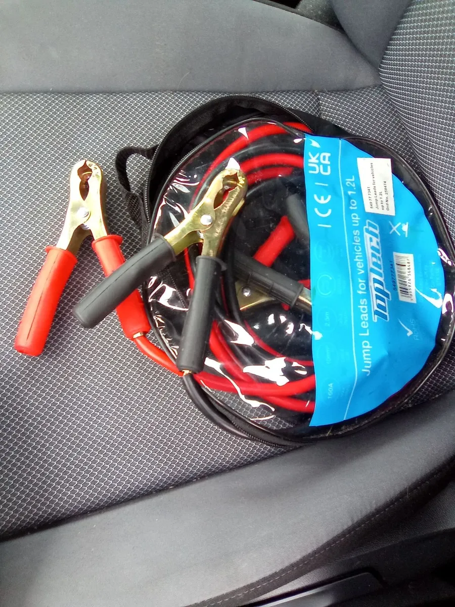 Car jump leads / 2.5m booster cable set - Image 2