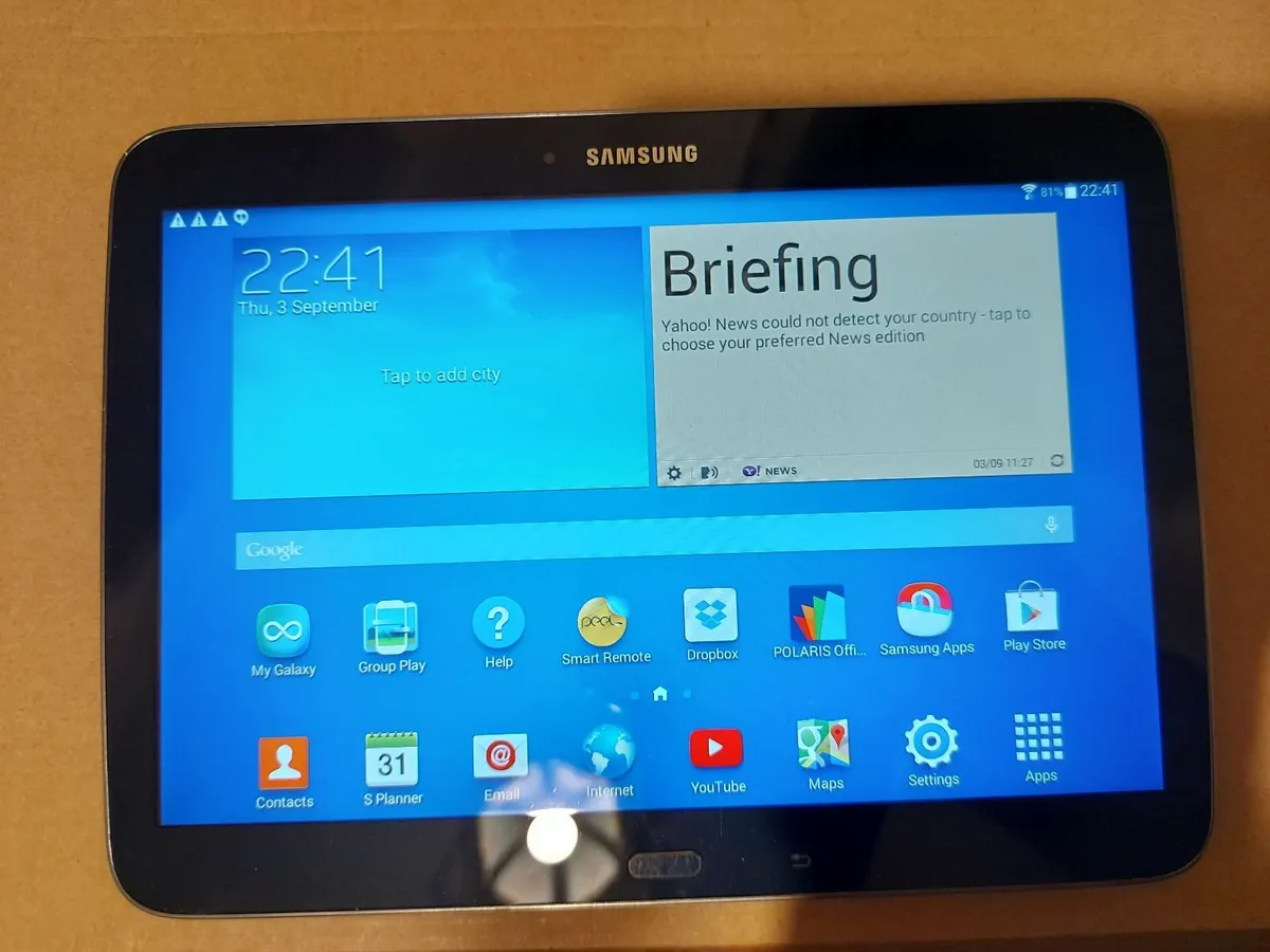 Samsung Galaxy Tab 3 Model GT-P5210, 16GB, - Image 1