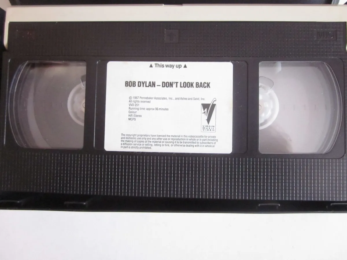 VHS Bob Dylan Dont Look Back - Image 4
