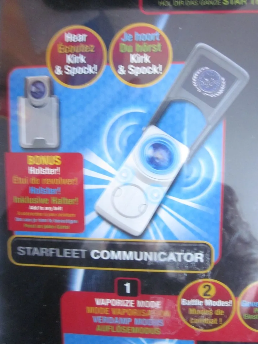 Vintage StarTrek Movie Starfleet Communicator 2009 - Image 4