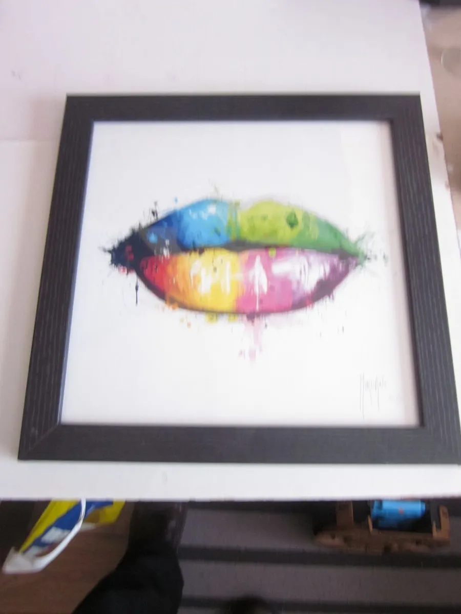 Patrice Muriano  Candy Mouth Framed Wall Art - Image 1