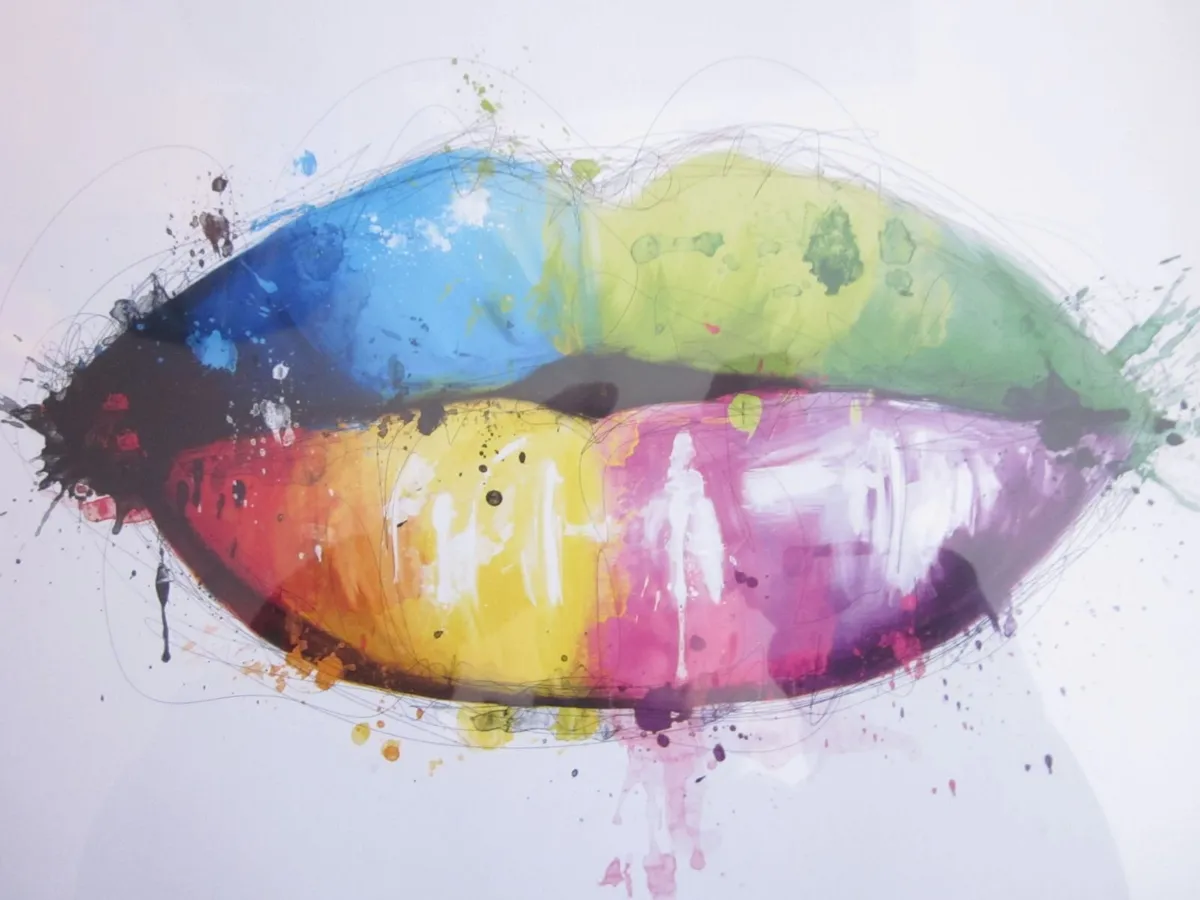 Patrice Muriano  Candy Mouth Framed Wall Art - Image 2