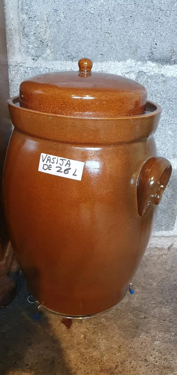 3 Traditional Fermentation Crocks – 5L, 10L & 26L - Image 4