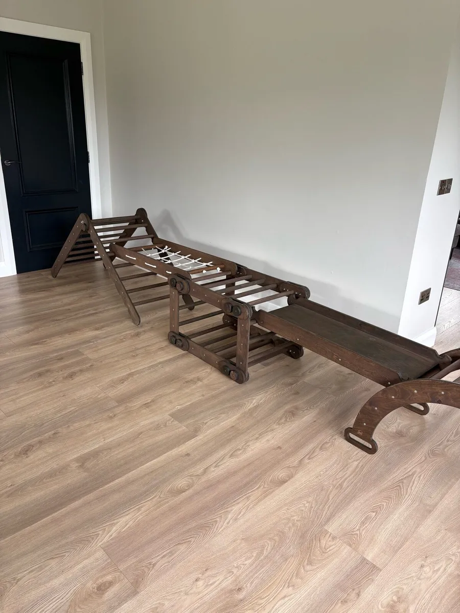 Kids indoor timber play set - Image 1