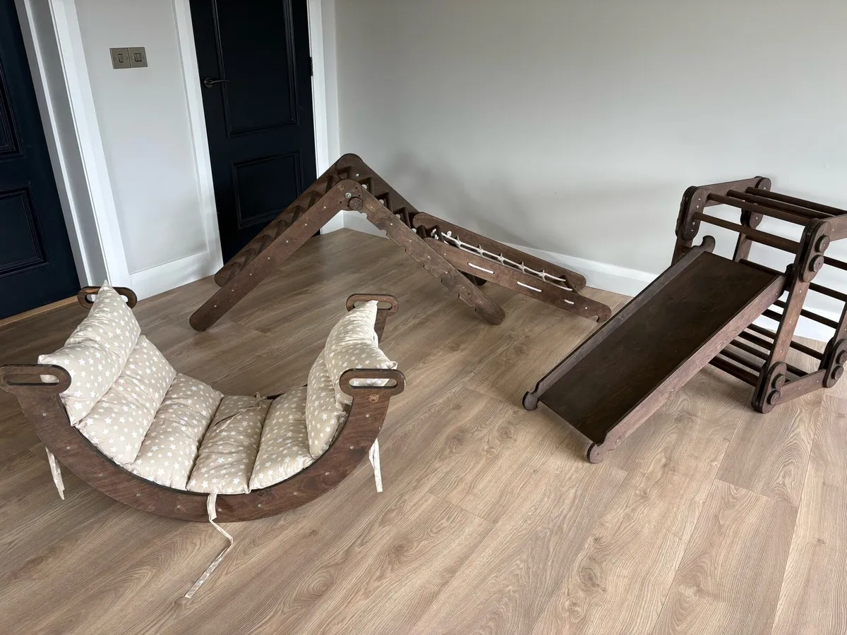 Kids indoor timber play set - Image 3