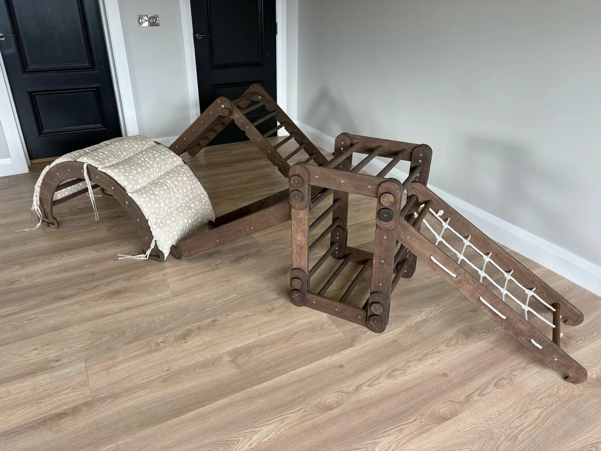 Kids indoor timber play set - Image 4