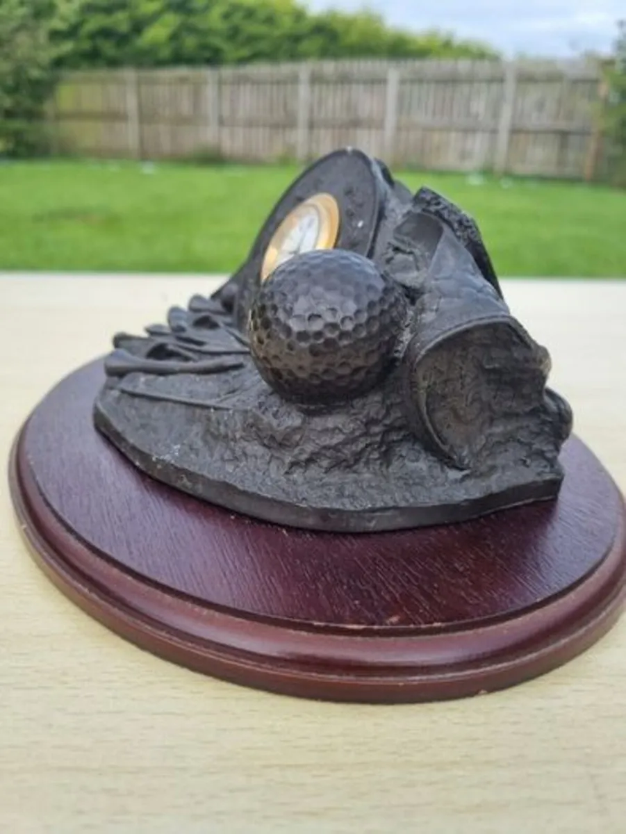 Royal Tara, golf-themed desk clock - Image 4