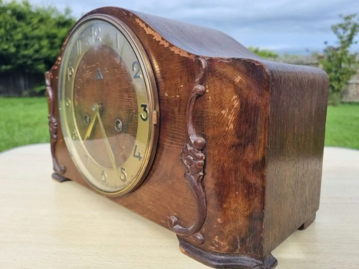 Junghans German Art Deco Mantel Clock - Image 4
