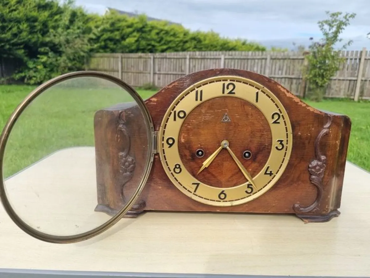 Junghans German Art Deco Mantel Clock - Image 2
