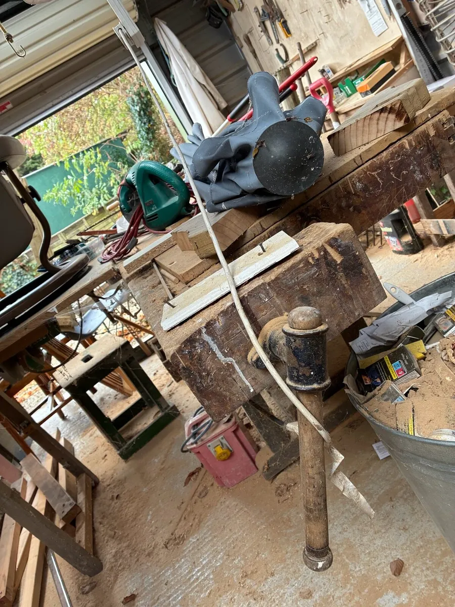 Work Bench and Saw - Image 1