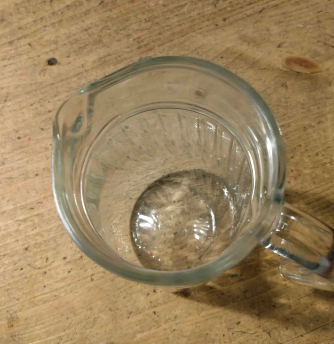 Luminarc glass pitcher with a ribbed design, likel - Image 3