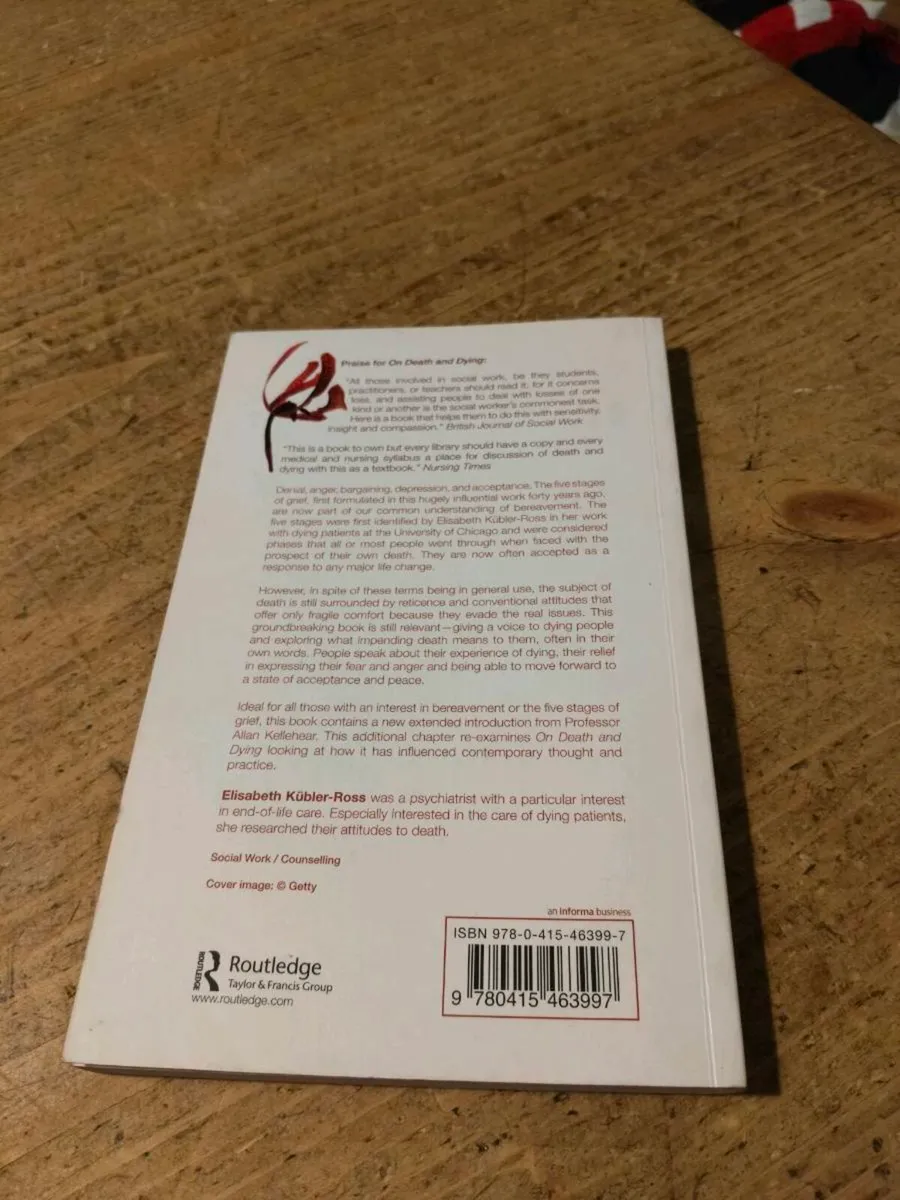 anniversary edition of the book On Death and Dying - Image 2
