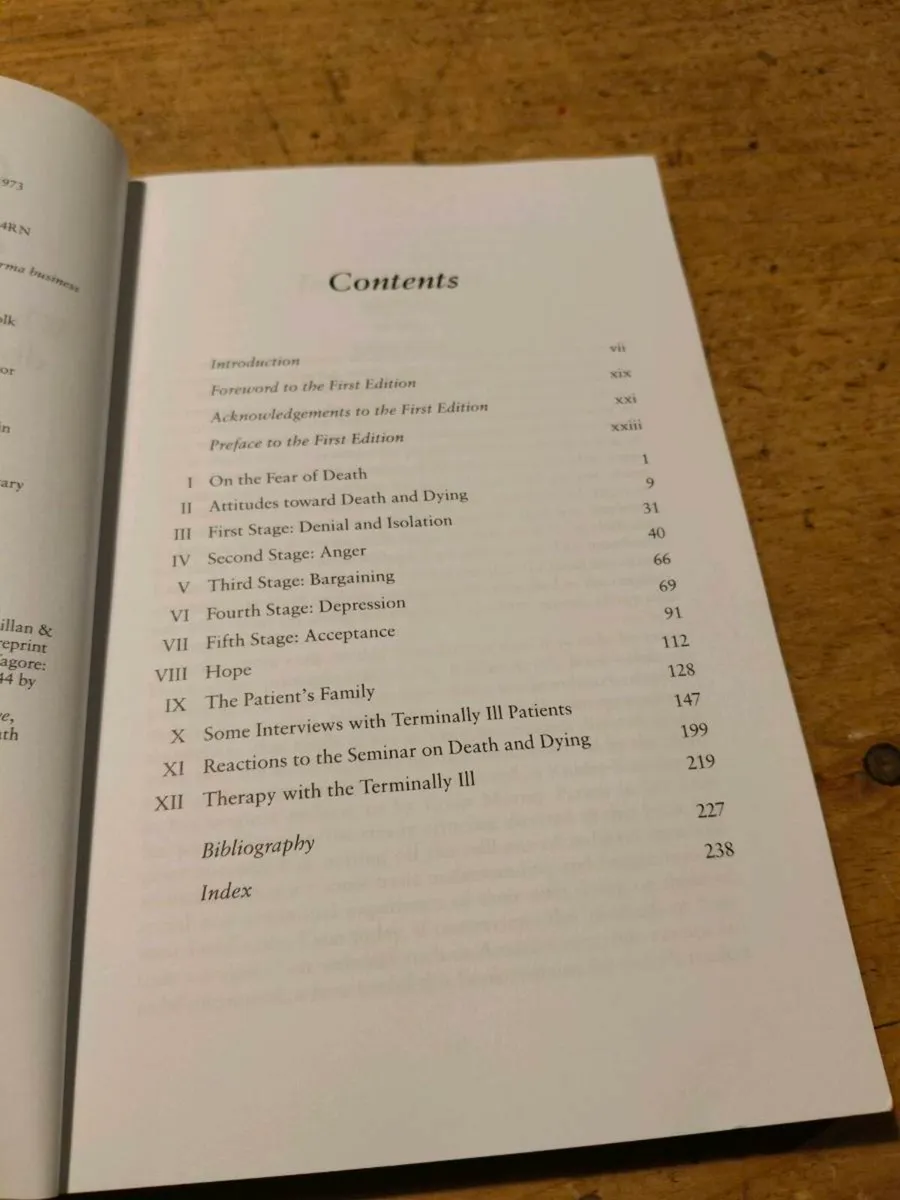 anniversary edition of the book On Death and Dying - Image 4