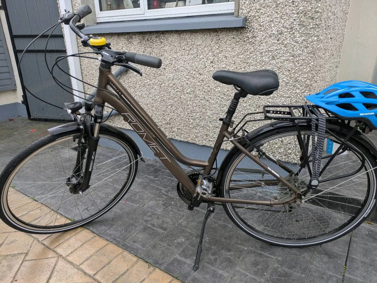 Bicycle ROMET Gazela 5, Brown, Hybrid - Image 3
