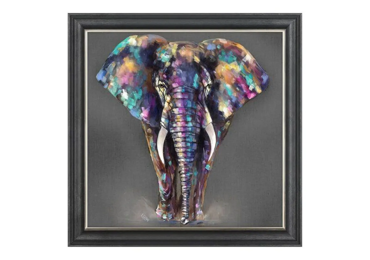 Louise Luton Elephant Photo 40in  40in (New) - Image 2