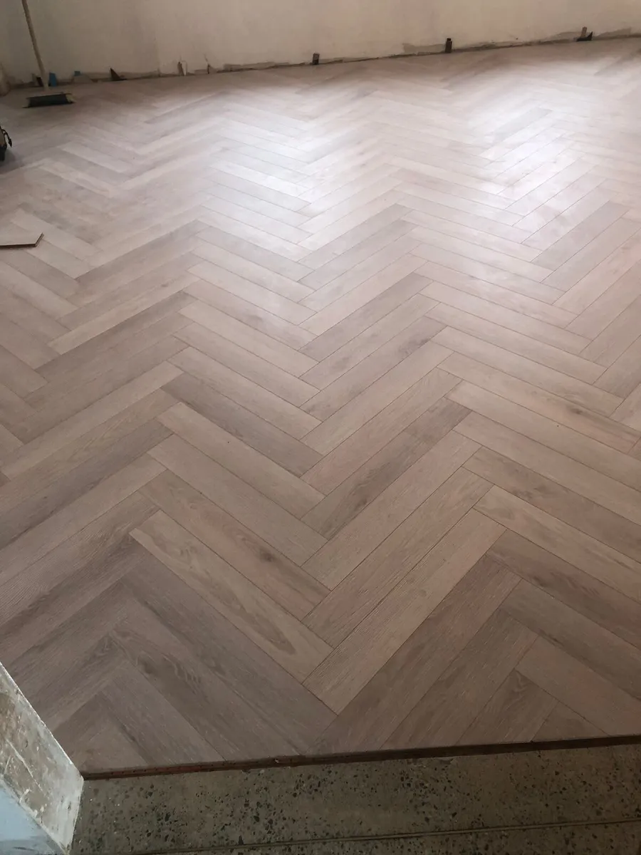 Herringbone flooring