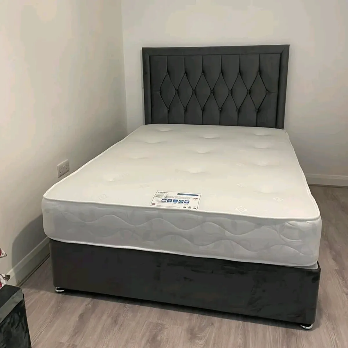 Hilton Double & King Size Bed Frame With Drawers - Image 2